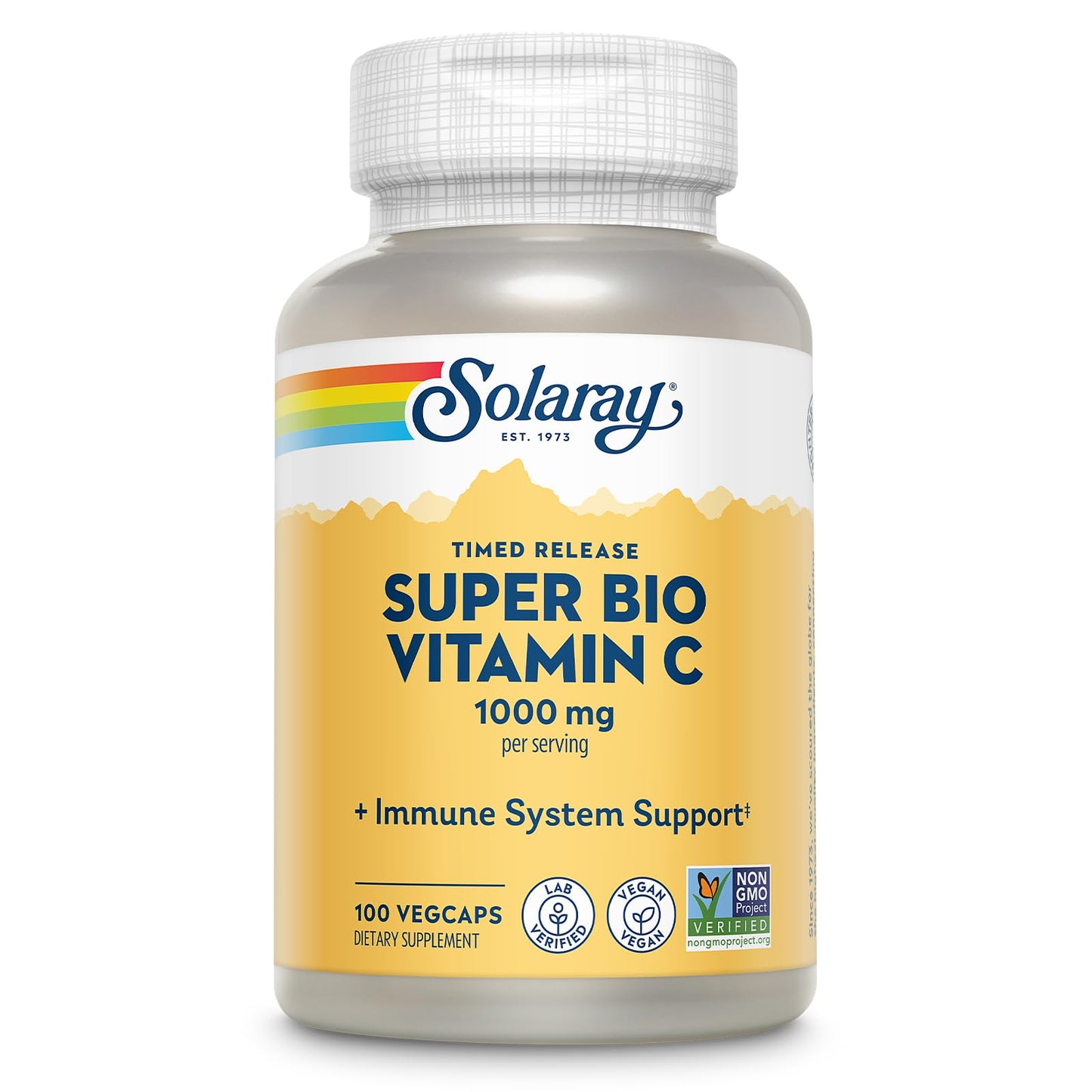 SOLARAY Vitamin C 1000mg - Timed Release with Bioflavonoids