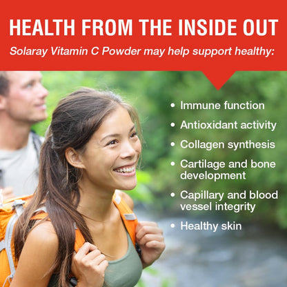 Solaray Vitamin C Crystalline Powder 8 oz - 5000 mg per Serving