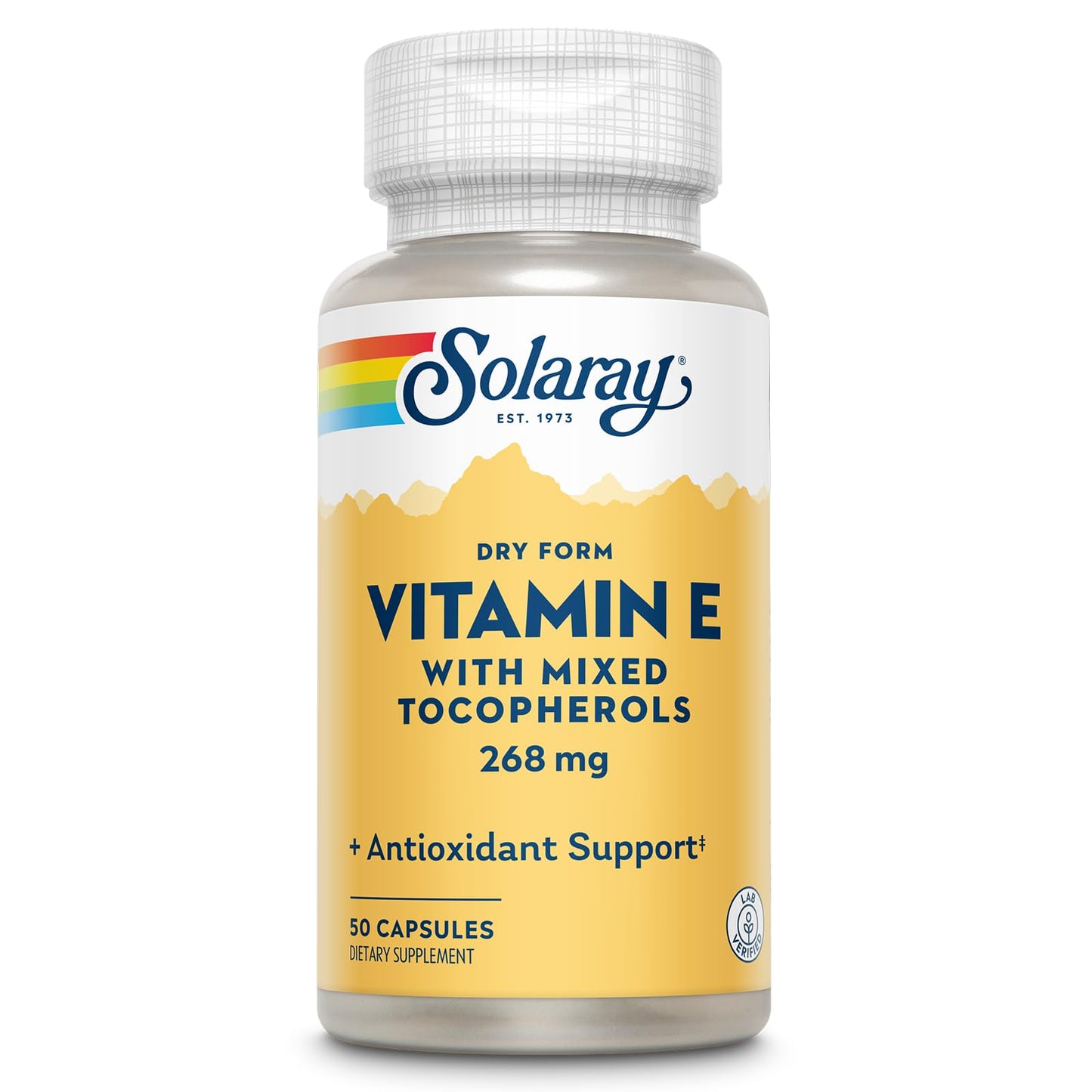 SOLARAY Vitamin E 400 IU Dry Form with Mixed Tocopherols