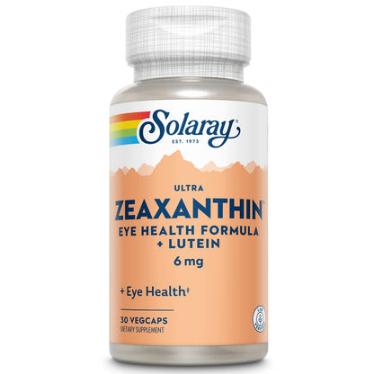 SOLARAY Ultra Zeaxanthin 6 mg – Eye Health & Macular Support | 30ct