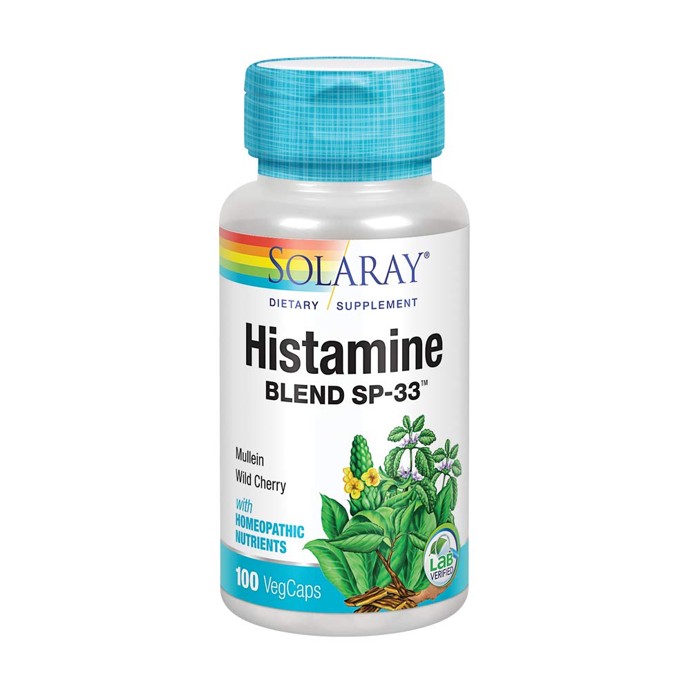SOLARAY Histamine Blend SP-33 – Herbal + Cell Salt Support (Non-GMO & Vegan)