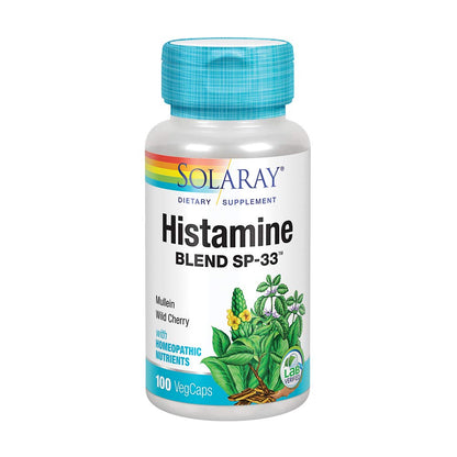 SOLARAY Histamine Blend SP-33 – Herbal + Cell Salt Support (Non-GMO & Vegan)