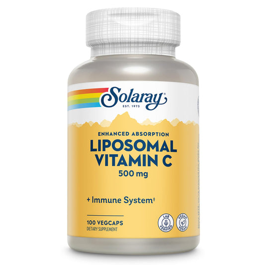 SOLARAY Liposomal Vitamin C 500mg – Immune Support, Vegan BritishVita | Premium UK Vitamins & Wellness Supplements