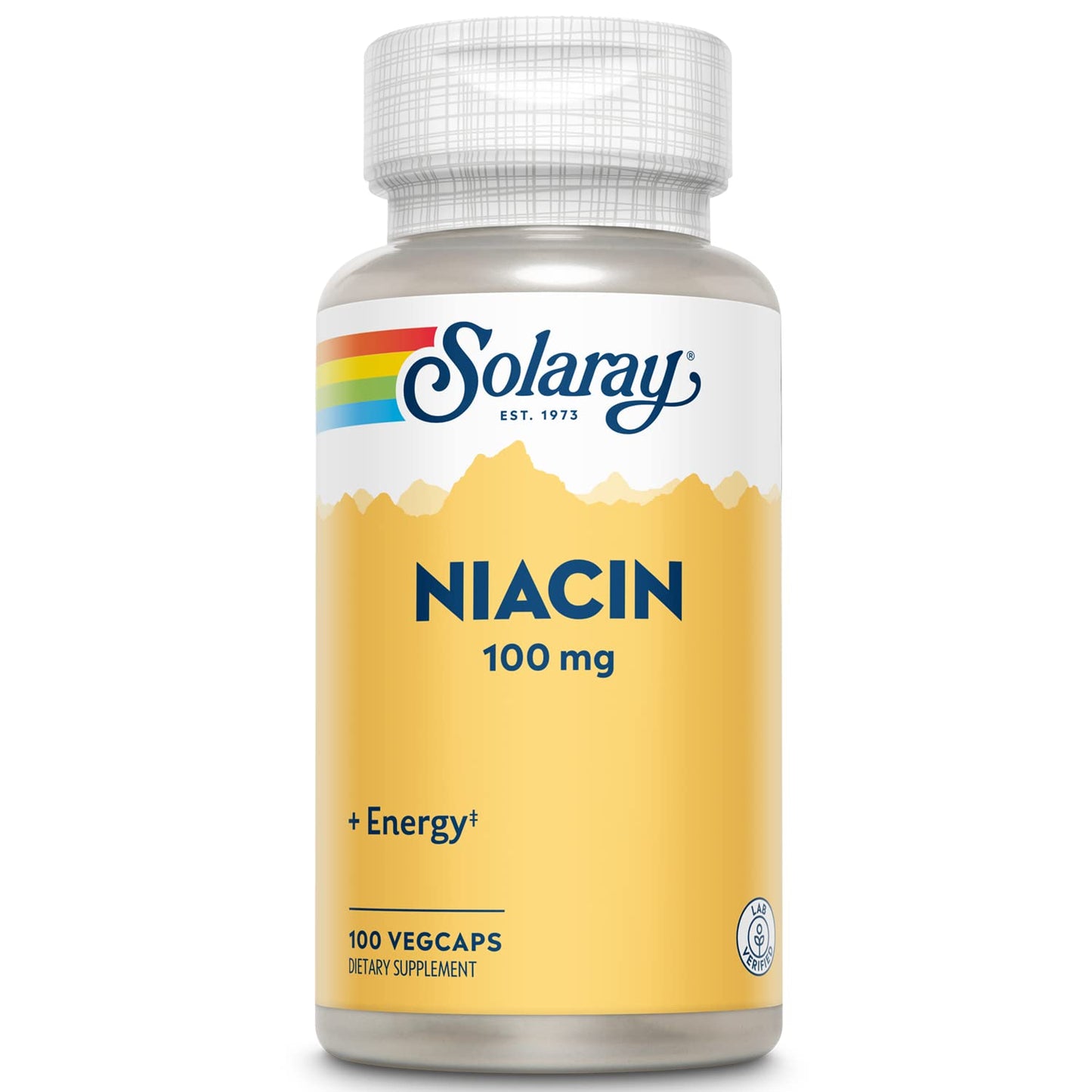 SOLARAY Niacin 100 mg, Vitamin B3 | Skin Health, Nervous System & Circulation Support | 100ct