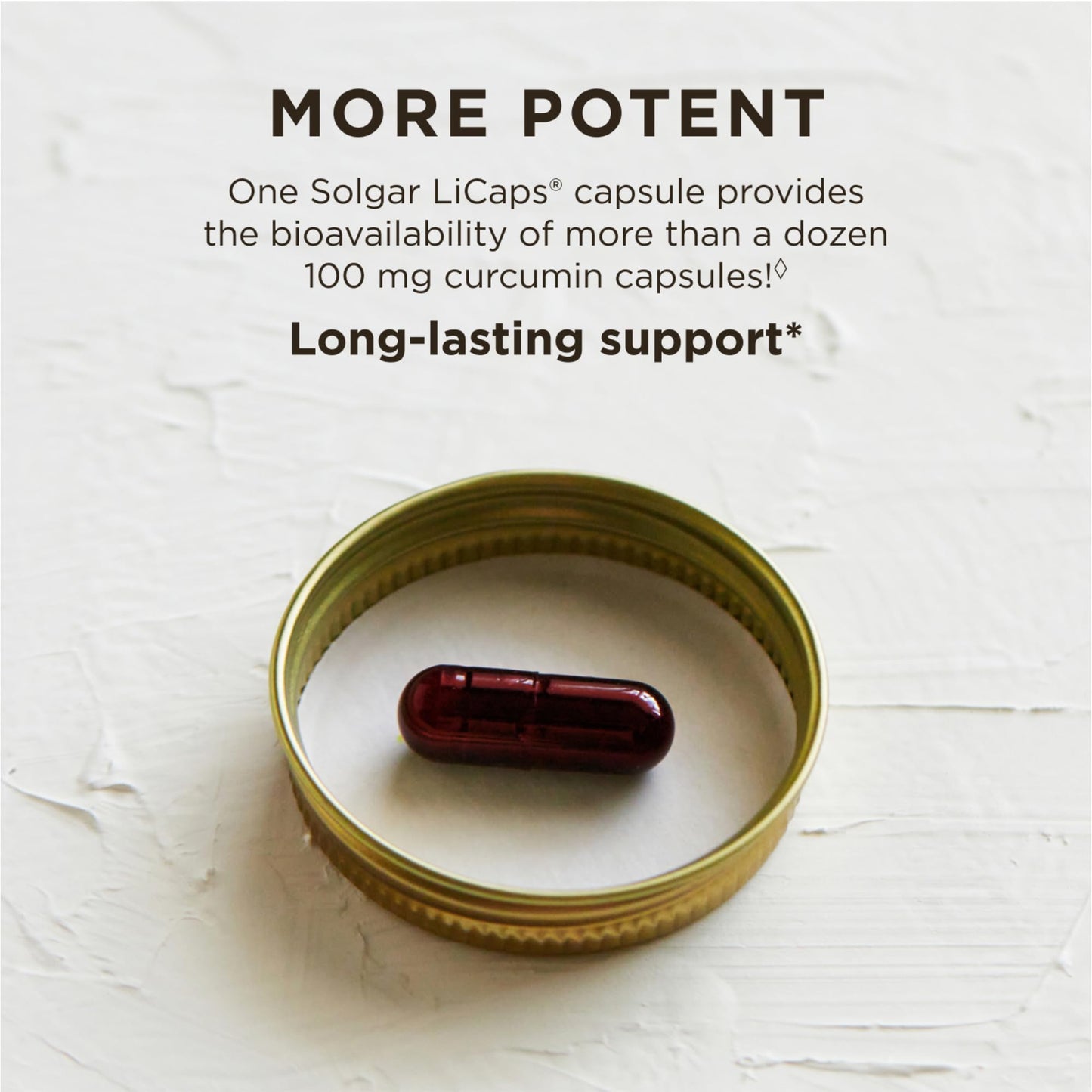 Solgar Full Spectrum Curcumin - 90 LICaps | Superior Absorption for Brain, Joint & Immune Health