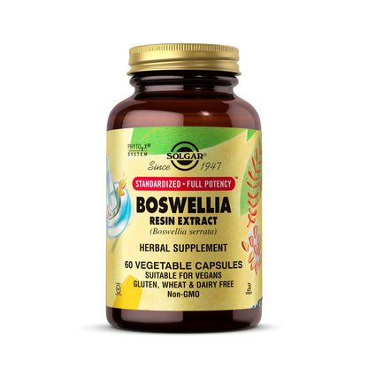 SOLGAR Boswellia Resin Extract Vegetable Caps, 60 CT - Standardized Herbal Extract