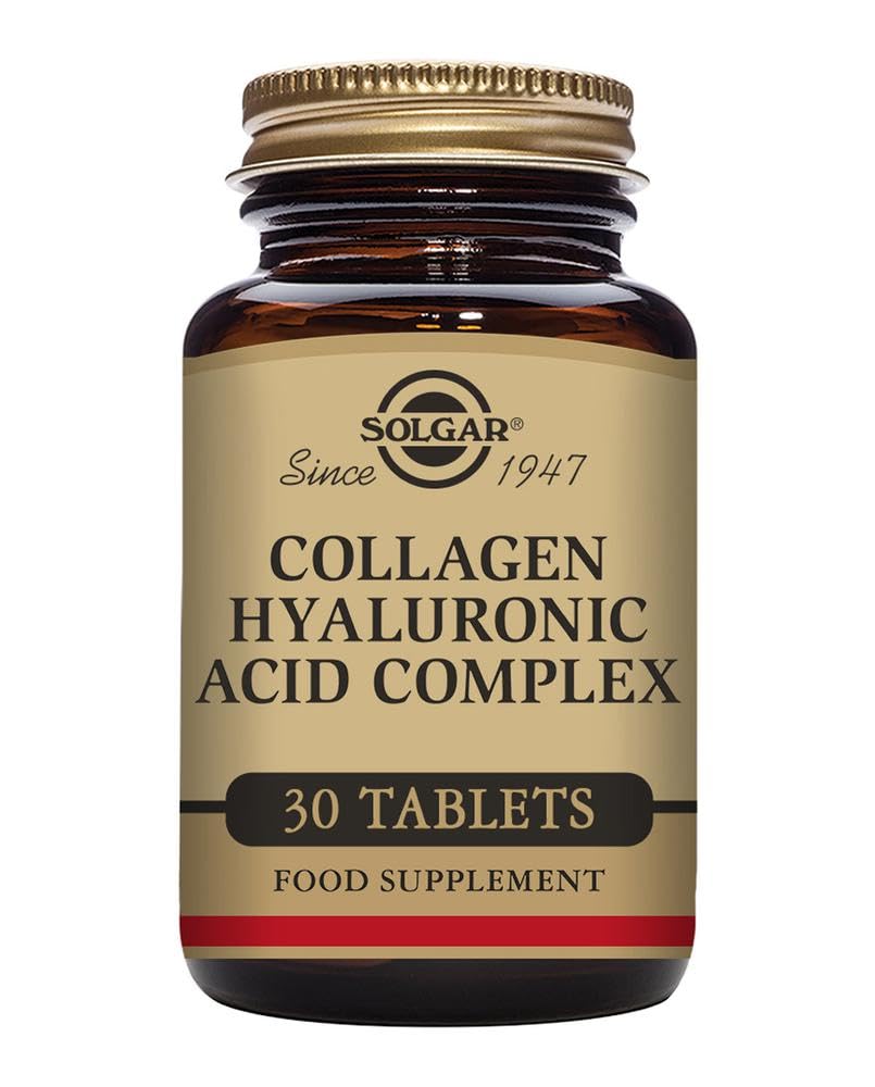 Solgar Collagen Hyaluronic Acid Complex - 30 Tablets | Non-GMO, Gluten & Dairy Free
