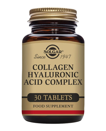 Solgar Collagen Hyaluronic Acid Complex - 30 Tablets | Non-GMO, Gluten & Dairy Free