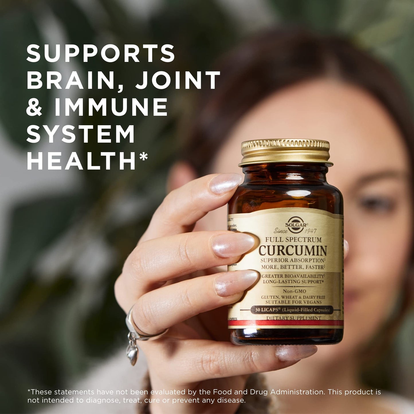 Solgar Full Spectrum Curcumin LiCaps - 30 Servings | Superior Absorption, Brain & Immune Health