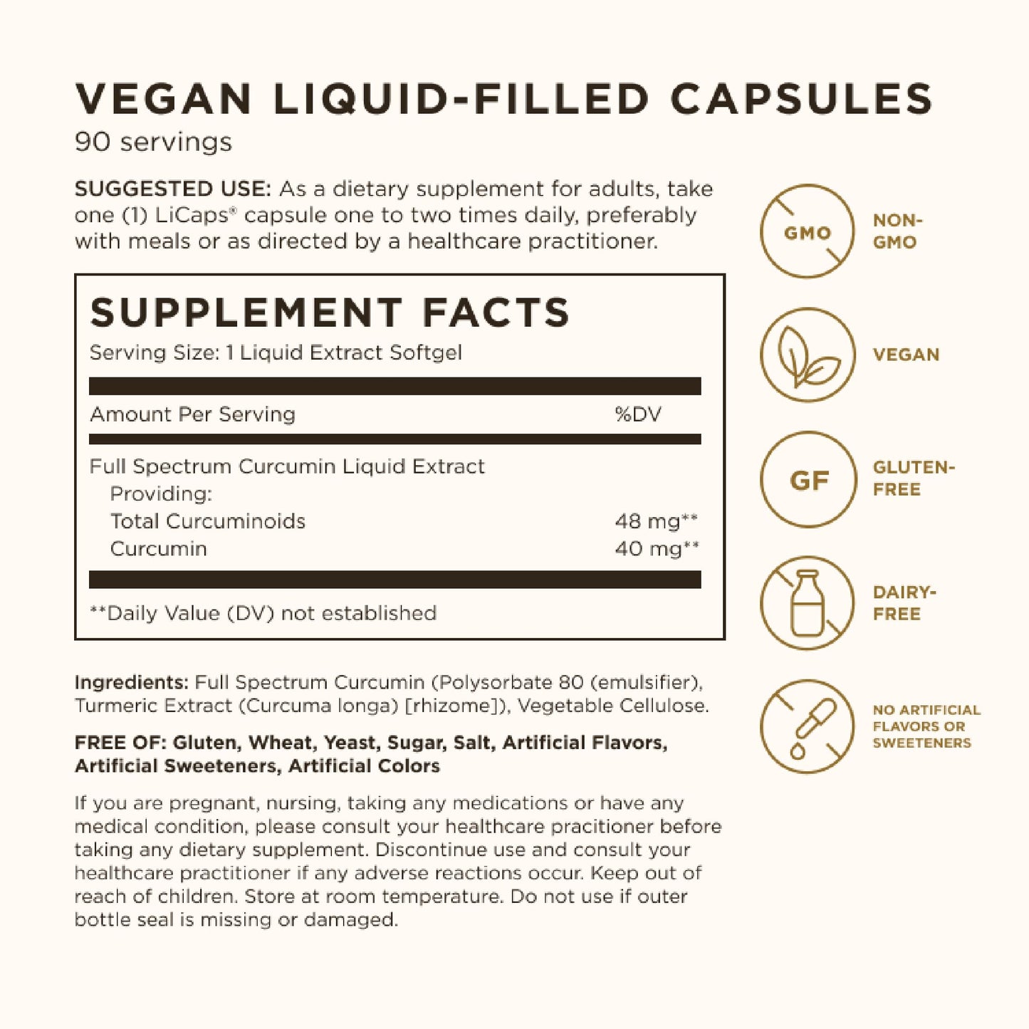 Solgar Full Spectrum Curcumin – 90 LCaps x2 Pack | Superior Absorption, Brain & Joint Health | Non-GMO, Vegan, Gluten Free