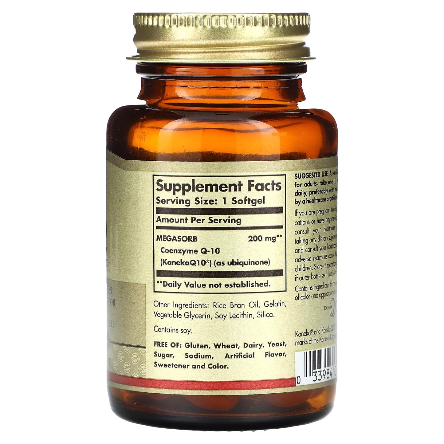 Solgar Megasorb CoQ-10 200 mg – 60 Softgels | Heart & Brain Support