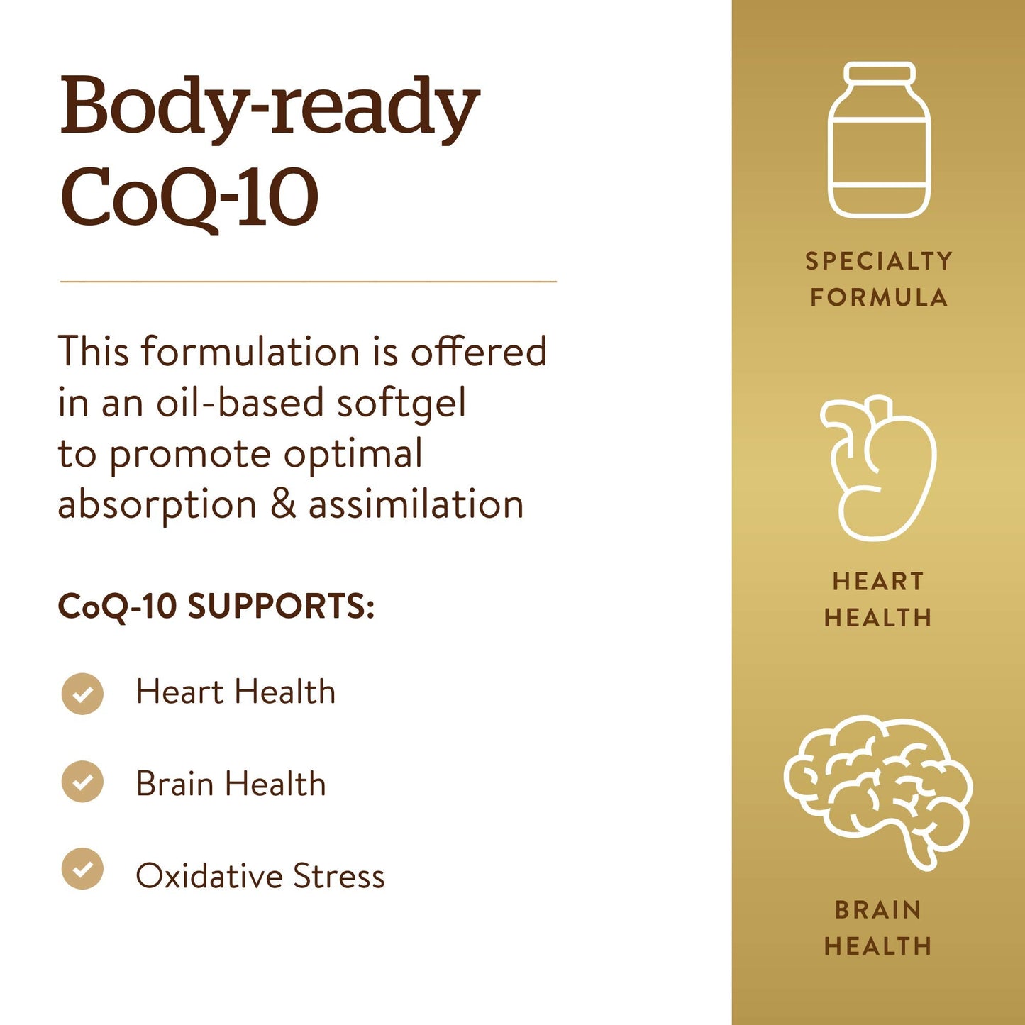 Solgar Megasorb CoQ-10 200 mg – 60 Softgels | Heart & Brain Support