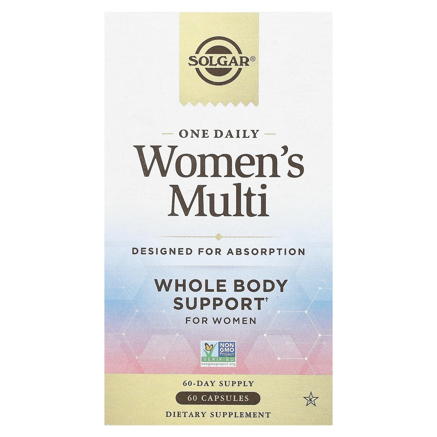 Solgar One Daily Women's Multi – Highly Absorbable Delayed-Release Multivitamin (60 Servings)