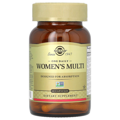 Solgar One Daily Women's Multi – Highly Absorbable Delayed-Release Multivitamin (60 Servings)