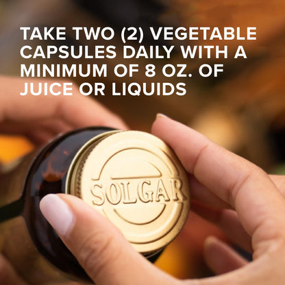 Solgar Psyllium Husks Fiber 500 mg - 200 Veg Capsules | Non-GMO & Vegan
