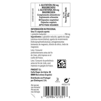 Solgar Reduced L-Glutathione 250 mg, 60 tablets