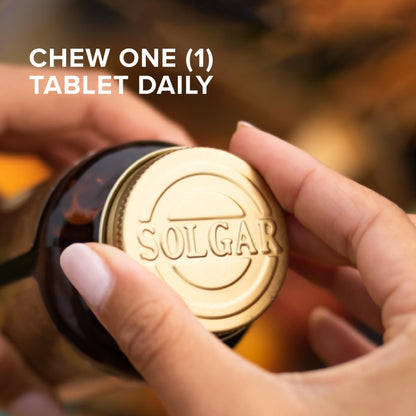 Solgar Vitamin D3 (Cholecalciferol) 25 mcg (1000 IU) - Strawberry Banana Swirl, 100 Chewable Tablets - Non-GMO, Kosher