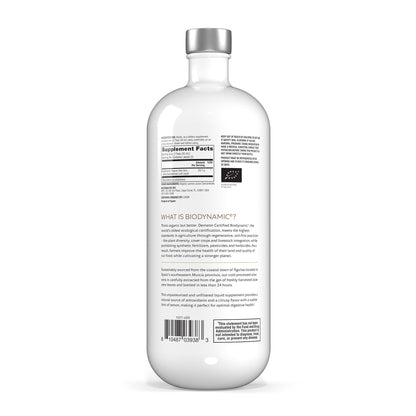 Solspring Biodynamic Organic Aloe Vera Juice with Lemon – 700 mL (23.6 fl oz), USDA Organic, Unpasteurized | Dr. Mercola