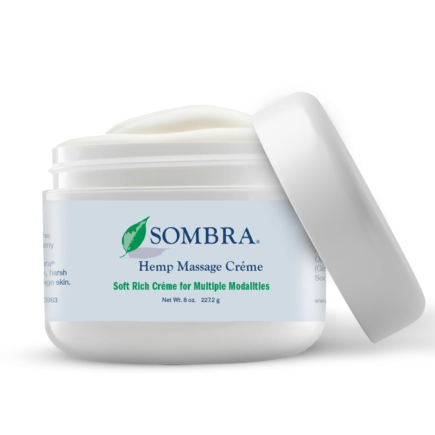 Sombra Hemp Massage Crème – Soothes Sore Muscles (8oz)