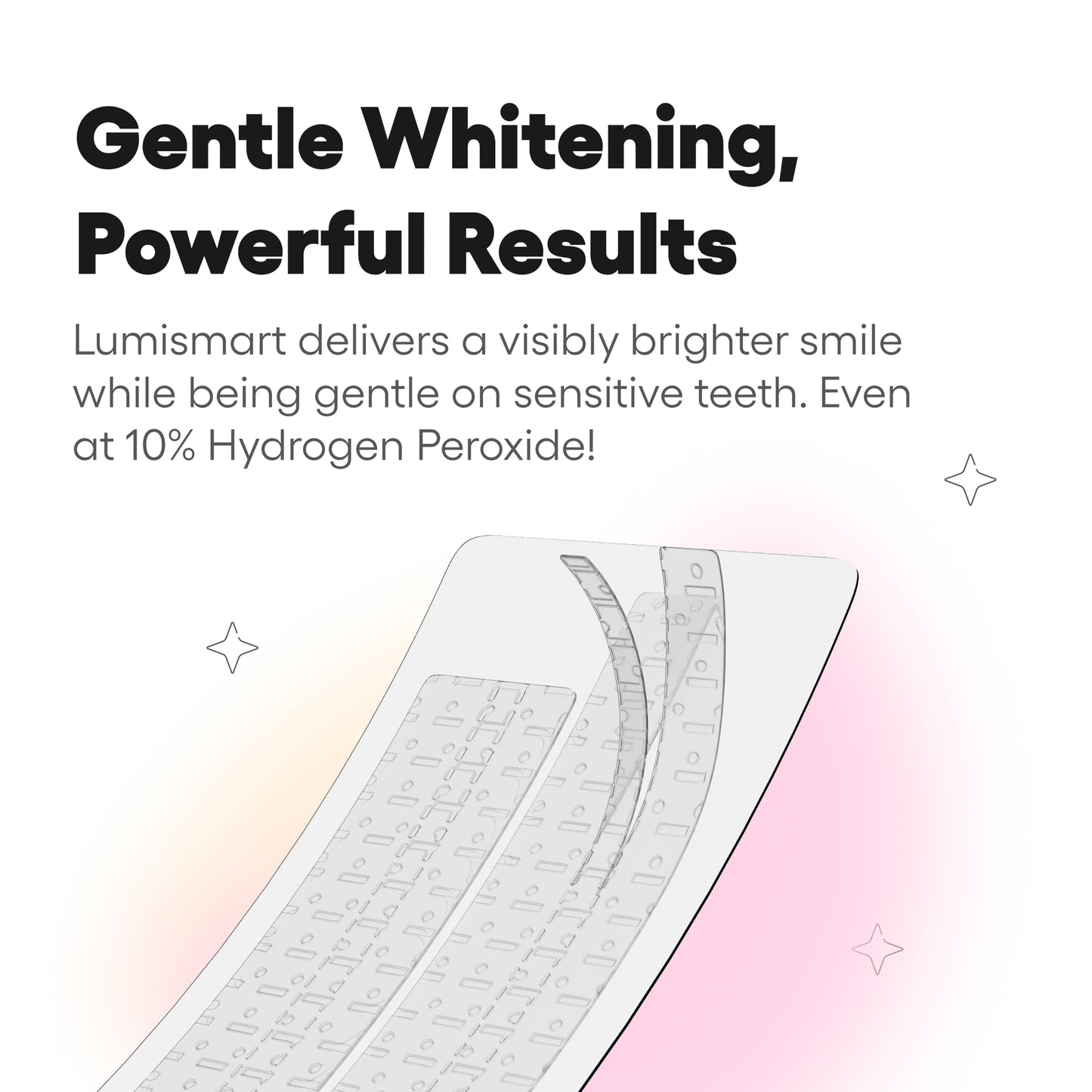 Something Nice Lumismart Whitening Strips – Dentist-Designed, Enamel-Safe, Coconut, 42 Treatments, Smart Adjust