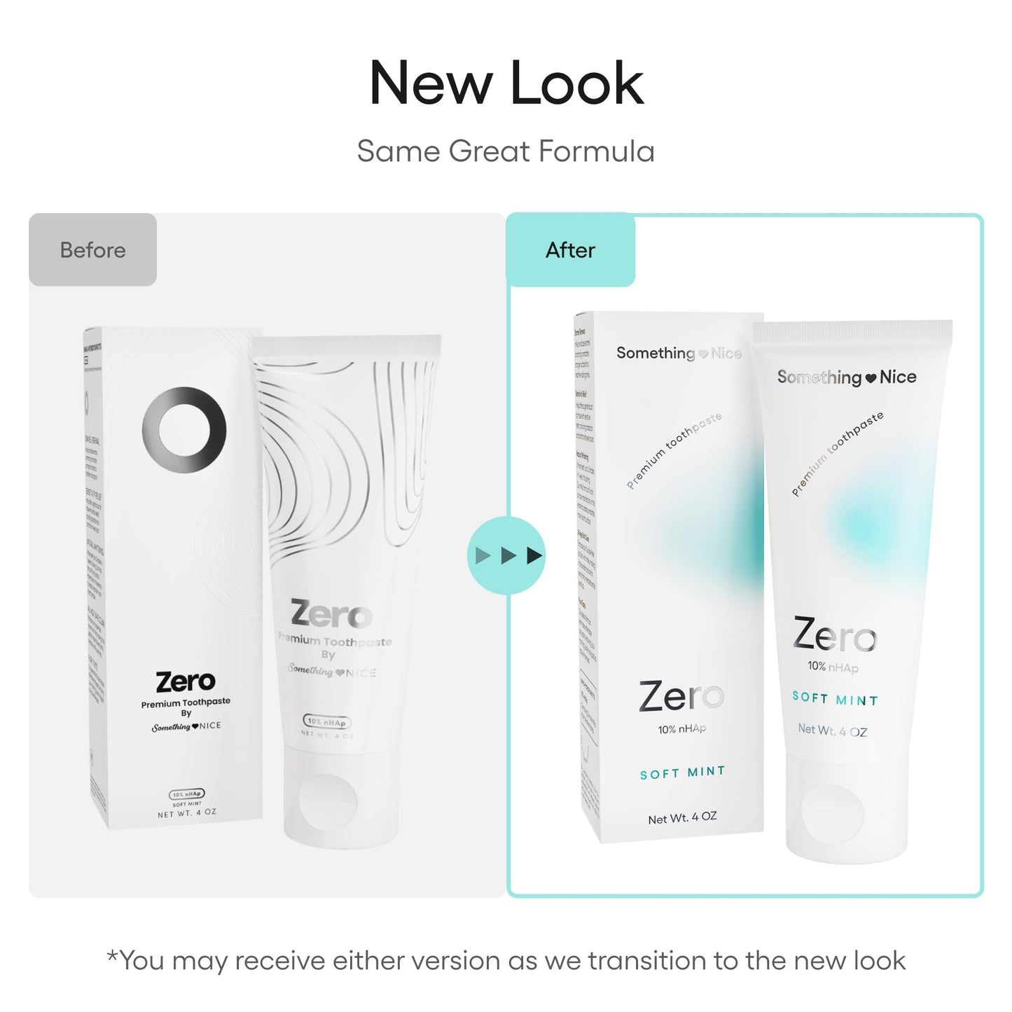 Something Nice Zero Toothpaste – 10% Nano Hydroxyapatite, Fluoride Free, Enamel Repair