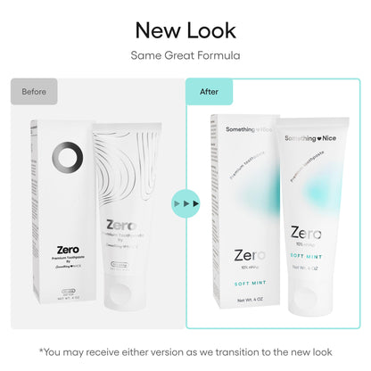 Something Nice Zero Toothpaste – 10% Nano Hydroxyapatite, Fluoride Free, Enamel Repair