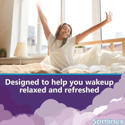 Sominex Nighttime Sleep-Aid Original Formula - Safe, Non-Habit Forming, 16 Tablets