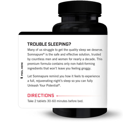 Somnapure Sleep Aid – Non-Habit-Forming Melatonin, 120 Tablets (2-Pack)