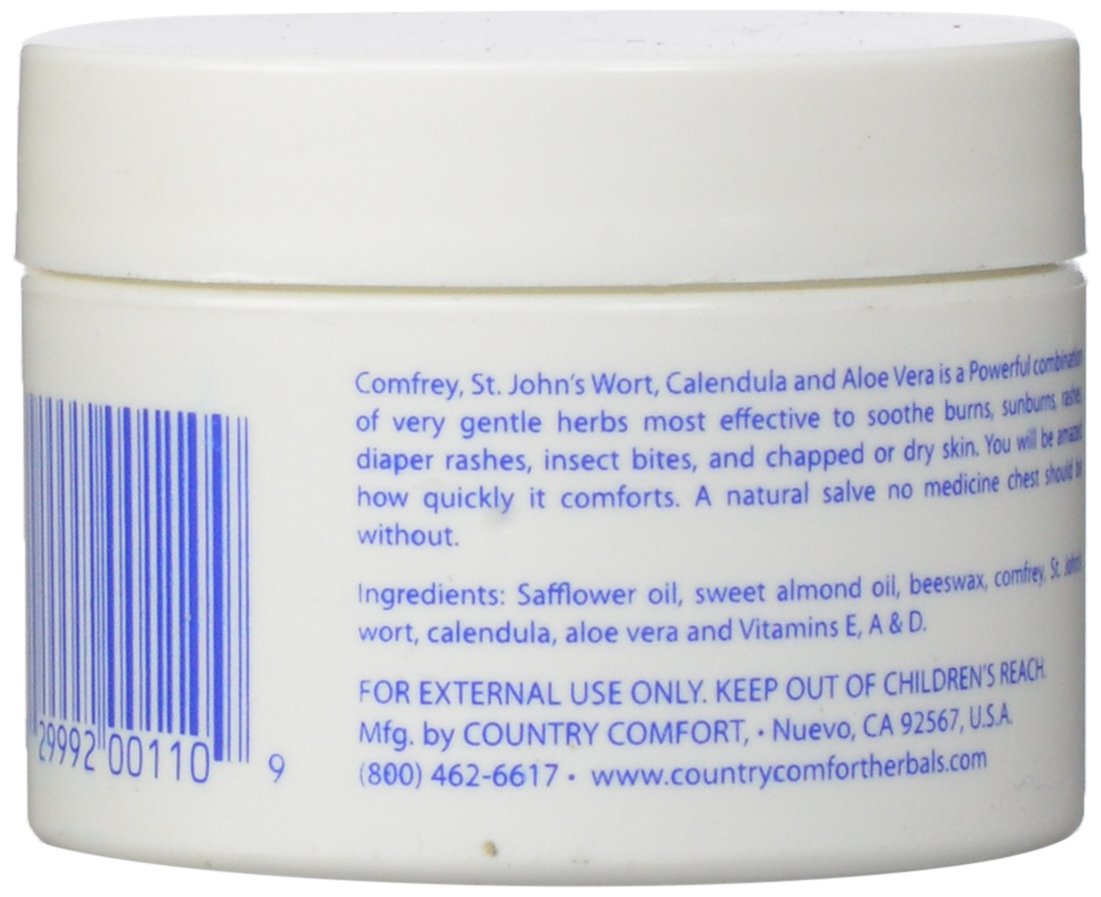 Country Comfort Herbal Savvy Comfrey & Aloe Salve – 1 oz