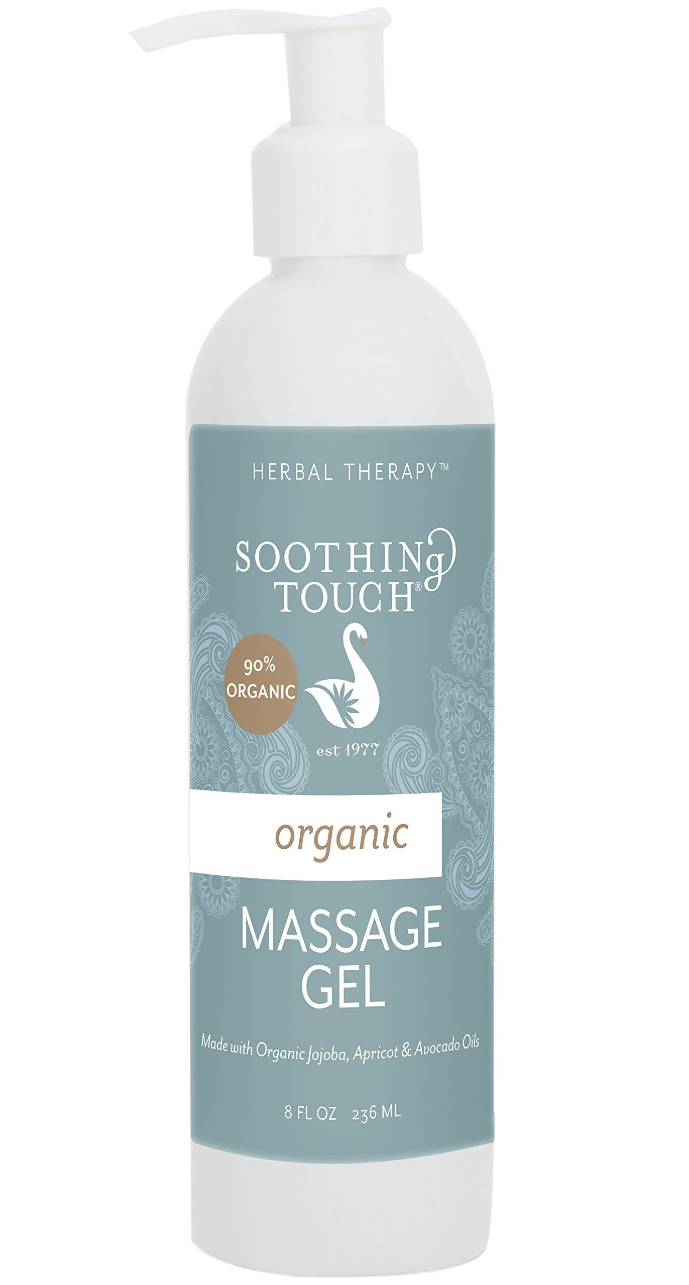 Soothing Touch Organic Unscented Massage Gel – 8 oz