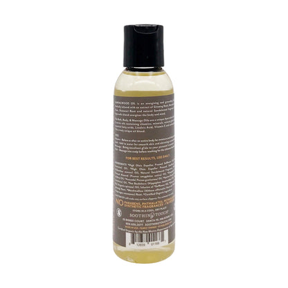Soothing Touch Organic Sandalwood Bath, Body & Massage Oil – 4 fl oz