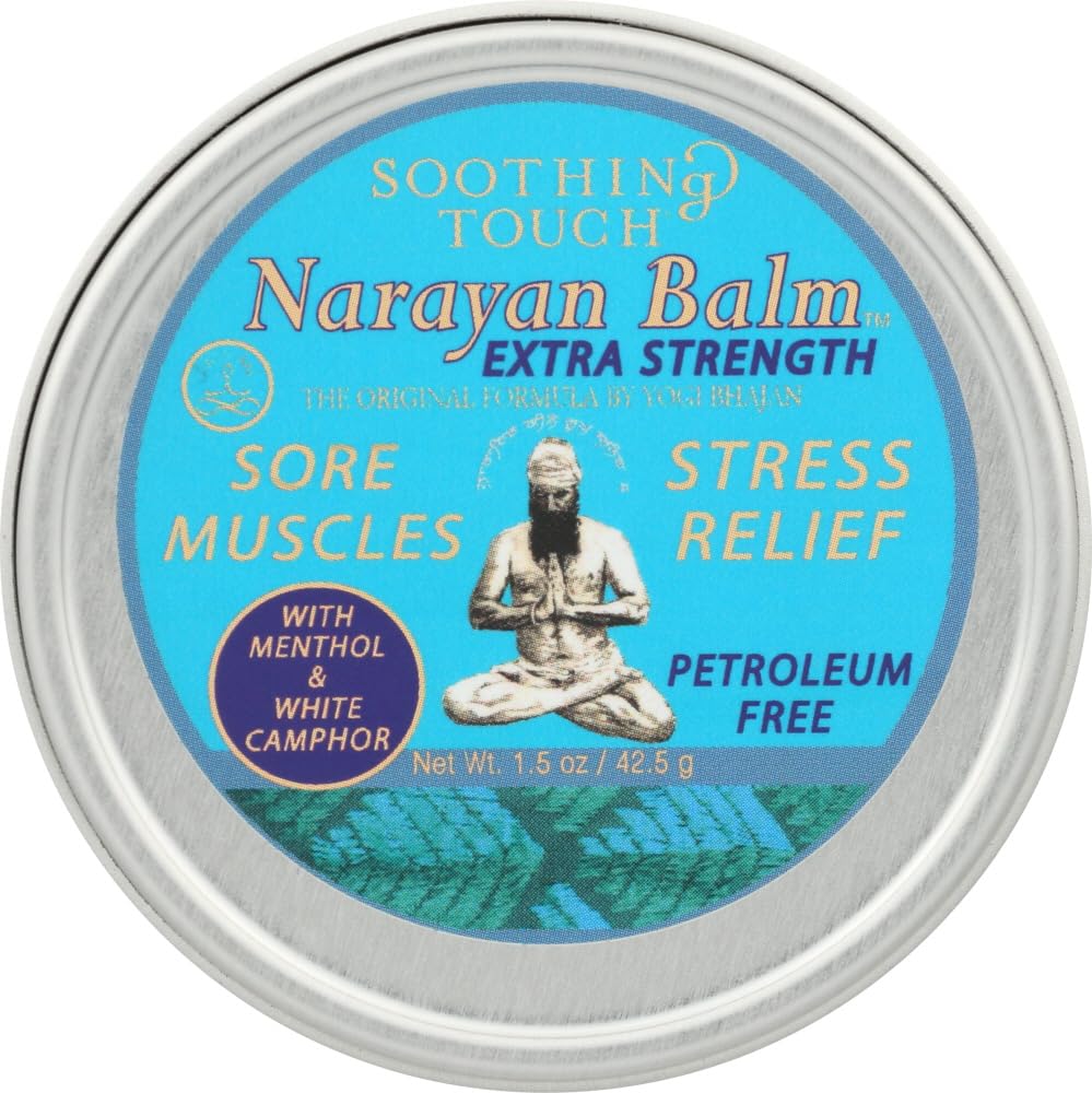 Soothing Touch Sore Extra Strength Muscle Balm Tin – Narayan, 1.5 oz | Packaging May Vary