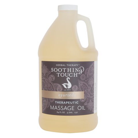 Soothing Touch W67363H Therapeutic Lite Oil - 1/2 Gallon | Water Dispersible Massage Oil