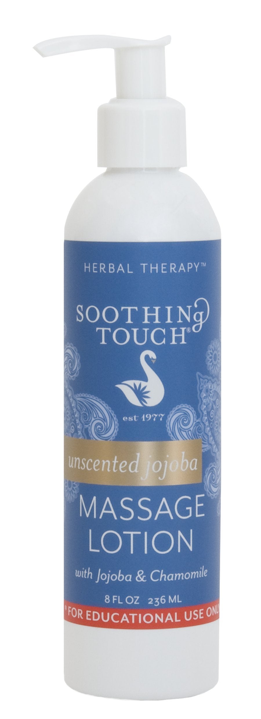 Soothing Touch Jojoba Massage Lotion – Unscented (8 oz)