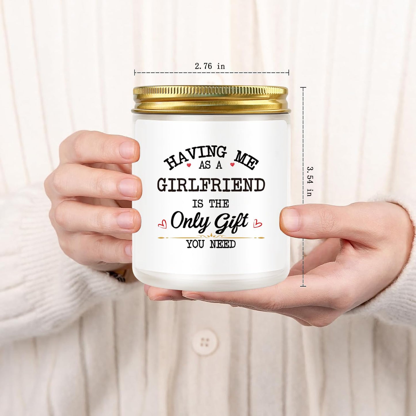 Sopuatsre Lavender & Sage Candle – Naughty Gift for Him (Boyfriend, Husband)