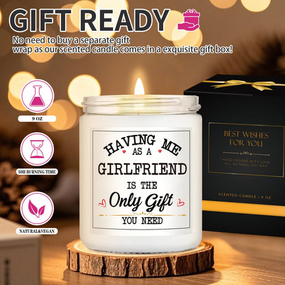 Sopuatsre Lavender & Sage Candle – Naughty Gift for Him (Boyfriend, Husband)