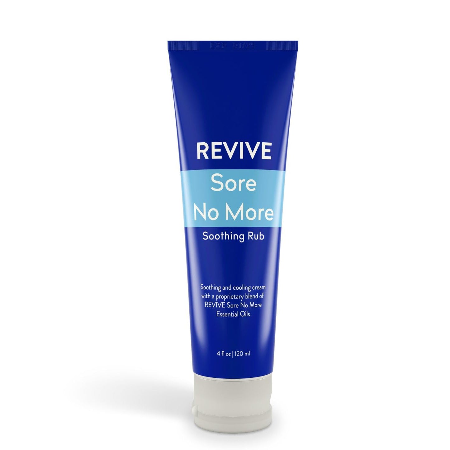 Sore No More Soothing Rub by Revive Essential Oils – 4 oz Plant-Based Cream with Menthol for Muscle & Joint Relief