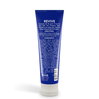Sore No More Soothing Rub by Revive Essential Oils – 4 oz Plant-Based Cream with Menthol for Muscle & Joint Relief