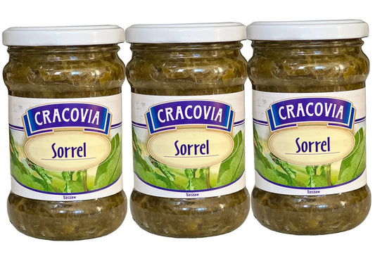 SORREL CRACOVIA, POLISH SORREL, RUSSIAN STYLE SORREL, SZCZAW 10.58OZ (3OOG) 3 PACK BritishVita | Premium UK Vitamins & Wellness Supplements
