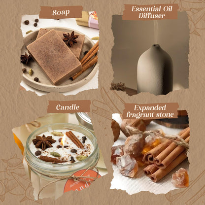 Soulorigin Autumn Spice Essential Oils Set – Cozy Fall Scents for Diffuser & Candle Making