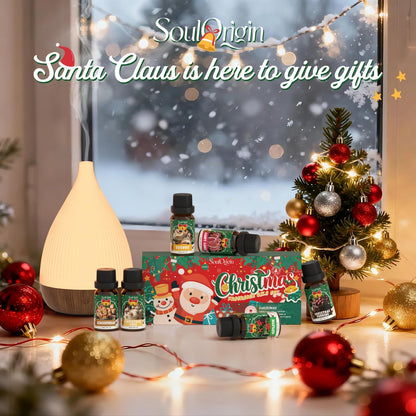 Soulorigin Christmas Essential Oils Set | Fragrance Oils for Diffusers & Candle Making