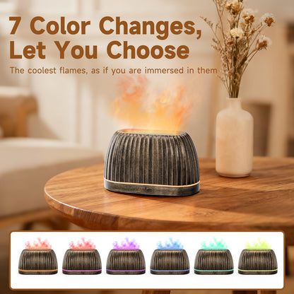 SOULORIGIN Essential Oil Diffuser - Gold, 120ml, 7-Color LED Lights, Auto Shut-Off