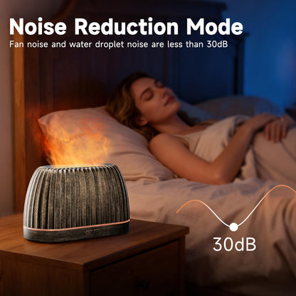 SOULORIGIN Essential Oil Diffuser - Gold, 120ml, 7-Color LED Lights, Auto Shut-Off