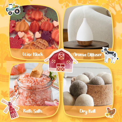 Soulorigin Fall Cozy Cabin Fragrance Oils Set | Diffuser & DIY