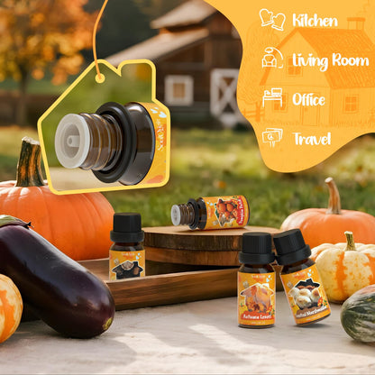 Soulorigin Fall Cozy Cabin Fragrance Oils Set | Diffuser & DIY