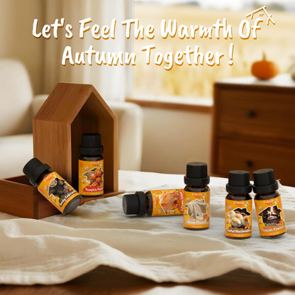 Soulorigin Fall Cozy Cabin Fragrance Oils Set | Diffuser & DIY
