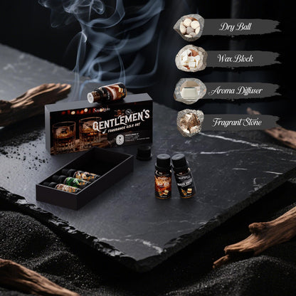 Soulorigin Gentleman Fragrance Oils Set – Diffuser Oils for Home & DIY