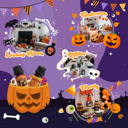 Soulorigin Halloween Fragrance Oils Set – Essential Oils for Diffuser, Candles & DIY Halloween Crafts