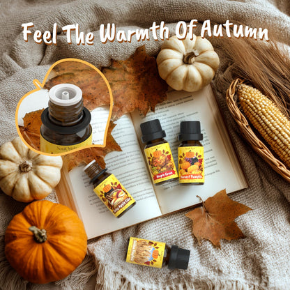 Soulorigin Harvest Fragrance Oils Set - Fall Diffuser Oils for Soap & Candles