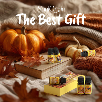Soulorigin Harvest Fragrance Oils Set - Fall Diffuser Oils for Soap & Candles